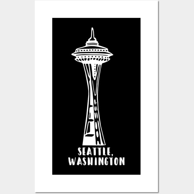 Seattle, Washington's Space Needle Wall Art by gorff